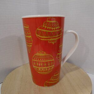StarBucks 16 ounce Christmas themed Mug from 2015 Gorgeous Red color